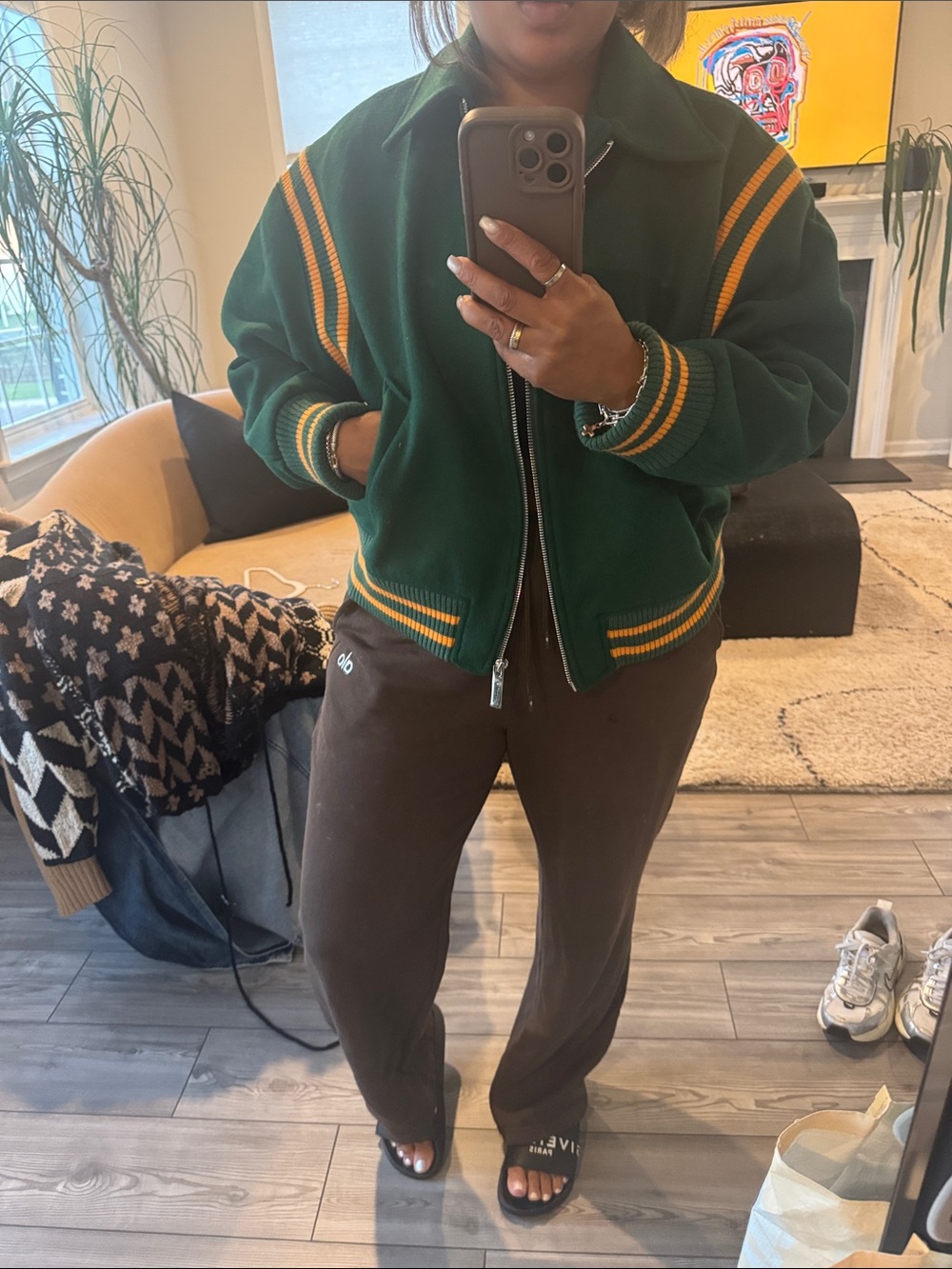 H&M Varsity Jacket Womens L NWT - Picture 4 of 4